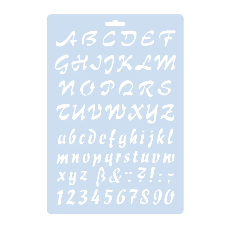 Lettre pochoir peinture