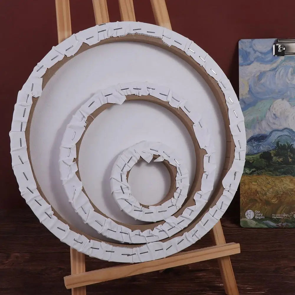 Toile ronde peinture