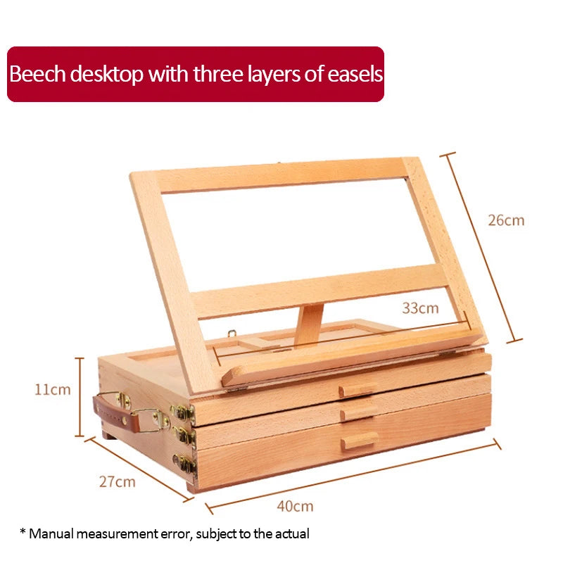 Chevalet peinture en bois