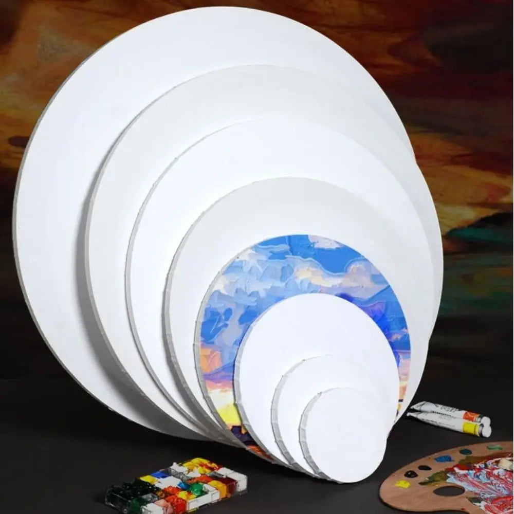 Toile ronde peinture