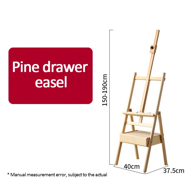 Chevalet peinture en bois