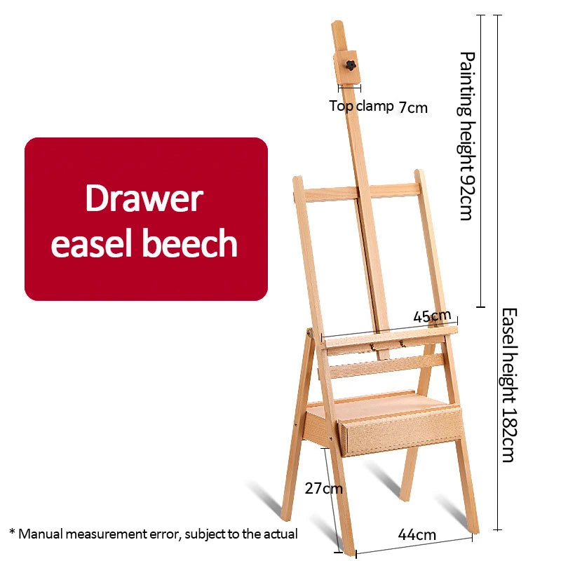 Chevalet peinture en bois