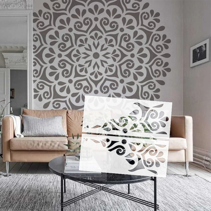Grand pochoir peinture murale