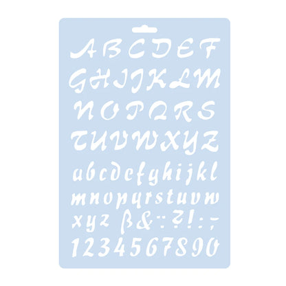 Lettre pochoir peinture