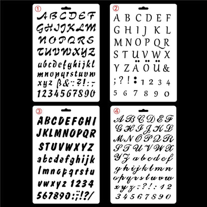 Lettre pochoir peinture
