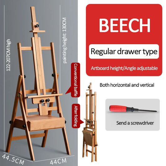 Chevalet peinture en bois
