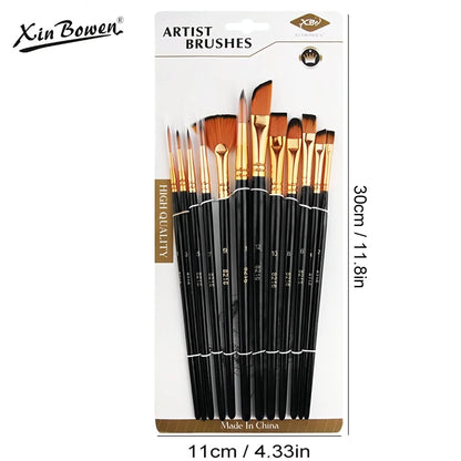 Pinceaux pour peinture acrylique