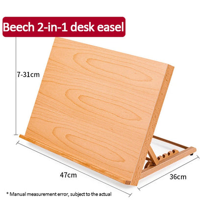 Chevalet peinture en bois