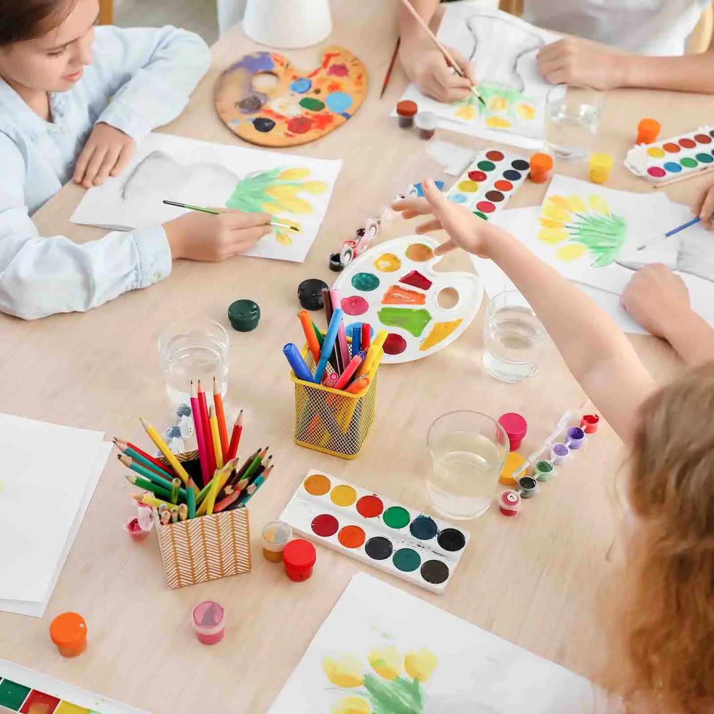 Palette peinture enfant