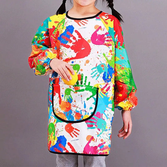 Blouse enfant peinture